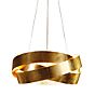 Marchetti Pura Pendant Light LED gold leaf look - ø100 cm