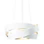 Marchetti Pura Pendel LED hvid/bladguld udseende - ø100 cm