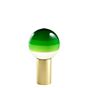 Marset Dipping Light Lampada da tavolo LED verde/ottone - 20 cm