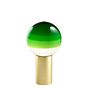 Marset Dipping Light Lampada da tavolo LED verde/ottone - 30 cm