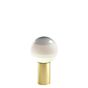Marset Dipping Light Lampe de table LED blanc/laiton - 12,5 cm
