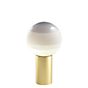 Marset Dipping Light Lampe de table LED blanc/laiton - 30 cm