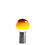 Marset Dipping Light, lámpara de sobremesa LED ámbar/grafito - 12,5 cm