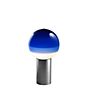 Marset Dipping Light, lámpara de sobremesa LED azul/grafito - 20 cm