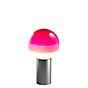 Marset Dipping Light, lámpara de sobremesa LED rosa/grafito - 20 cm