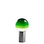 Marset Dipping Light, lámpara de sobremesa LED verde/grafito - 12,5 cm