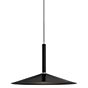 Marset Milana, lámpara de suspensión LED negro - pantalla 47 cm