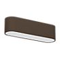 Mawa Oval Office 4 Applique LED bronze - 2.700 K