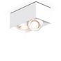 Mawa Wittenberg 4.0 Plafonnier LED 2 foyers - tête affleurante blanc mat - ra 95