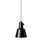 Midgard K831, lámpara de suspensión negro/cable gris claro