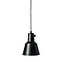Midgard K831, lámpara de suspensión negro/cable gris oscuro