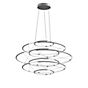 Nemo Drop Hanglamp LED 7-lichts zilver