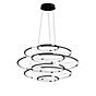 Nemo Drop Suspension LED 7 foyers noir