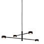 Nordlux Clyde Suspension LED 4 foyers noir