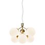 Nordlux Ivona Hanglamp 6-lichts wit/messing