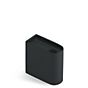 Northern Monolith Candle holder low - black