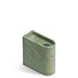 Northern Monolith Candle holder low - marble green
