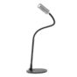 Oligo A Little Bit Table Lamp LED head chrome matt - tube black matt - base black matt