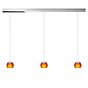 Oligo Balino Pendel 3-flammer LED krom/orange