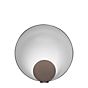 Oluce Siro Lampe de table LED noir/bronze, 34 cm