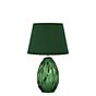 Pauleen Crystal Velvet Table Lamp green