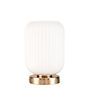 Pauleen Noble Purity Lampe de table blanc/or champagne