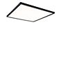 Paulmann Atria Shine Lampada da soffitto LED quadrato nero opaco - 42 x 42 cm - 3.000 K - dimmerabile a passi