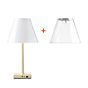 Rotaliana Dina+ LED bronce, incl. 2 pantallas