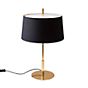 Santa & Cole Diana Menor Table Lamp brass/black linen