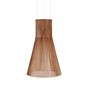 Secto Design Magnum 4202 Pendant Light walnut, veneered/textile cable white , Warehouse sale, as new, original packaging