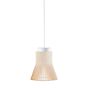 Secto Design Petite 4600, lámpara de suspensión abedul, natural/ cable textil blanco