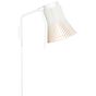 Secto Design Petite 4630, lámpara de pared blanco, laminado