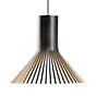 Secto Design Puncto 4203, lámpara de suspensión negro, laminado/cable textil negro