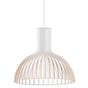 Secto Design Victo 4250, lámpara de suspensión blanco, laminado/ cable textil blanco