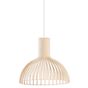 Secto Design Victo 4251, lámpara de suspensión abedul, natural/ cable textil blanco