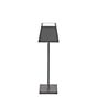 Sigor Nuindie Lampe de table LED, abat-jour carré anthracite