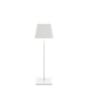 Sigor Nuindie Lampe de table LED, abat-jour carré blanc