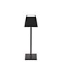 Sigor Nuindie Lampe de table LED, abat-jour carré noir