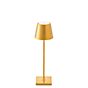 Sigor Nuindie, lámpara de sobremesa LED dorado