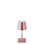 Sigor Nuindie mini, lámpara de sobremesa LED oro rosa , artículo en fin de serie
