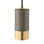 Sigor Upset Concrete Hanglamp betonnen donker/ring goud