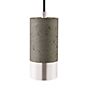 Sigor Upset Concrete Lampada a sospensione cemento scuro/anello argento