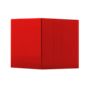 Tecnolumen Cubo di vetro per Cubelight rosso