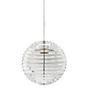 Tom Dixon Press Sphere Suspension LED transparent - 3.000 K - ø30 cm