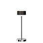 Top Light Puk! 120 Eye Avantgarde Lampada da tavolo LED nero-legno/cromo - lente opaco