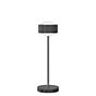 Top Light Puk! 120 Eye Avantgarde Lampe de table LED anthracite mat/chrome - lentille mat