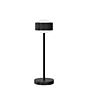Top Light Puk! 120 Eye Avantgarde Lampe de table LED noir mat - Black Edition/chrome - lentille mat