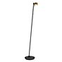 Top Light Puk! 80 Avantgarde Floor Lamp LED brass brushed/black matt - lens clear
