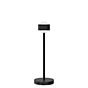Top Light Puk! 80 Eye Avantgarde Lampe de table LED noir mat - Black Edition/chrome - lentille mat