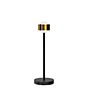 Top Light Puk! 80 Eye Avantgarde Table Lamp LED brass brushed/black matt - lens matt